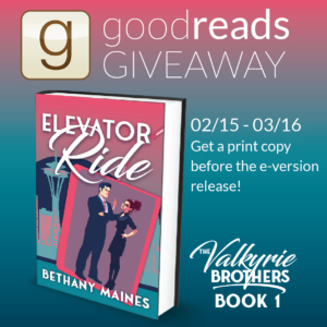 Goodreads Giveaway graphic for Elevator Ride